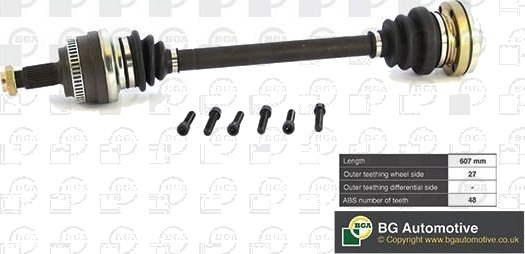 Bga Drivaksel BGA DS0900L