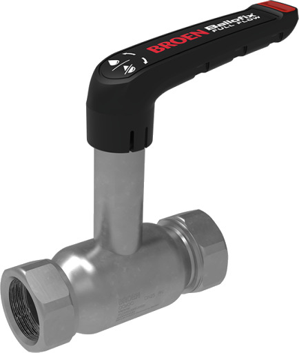 Broen Ballofix Full Flow FZ 3/8x3/8 DN10 høy spindel.