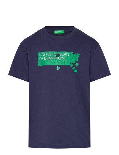 United Colors of Benetton T Shirt Navy 130