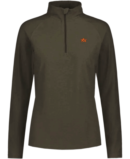 Alaska 1795 W"s CoolDry Half Zip Top BlindTech Forest BlindTech Forest XXL