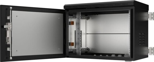 Lanview By Logon Rack Skap 60 X 40 Veggmonterbar Svart Ral 9005 7U 19" Lanview By Logon Rack Skap 60 X 40 Veggmonterbar Svart Ral 9005 7U 19"