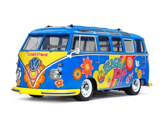 Tamiya 47453 M-05 1/10 Volkswagen Type 2 T1 Flower Power Kit N