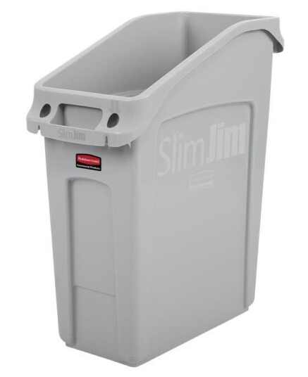 Rubbermaid Slim Jim Avfallsbeholder 47 l lav Lager & miljø Rubbermaid Slim Jim Avfallsbeholder 47 l lav Lager & miljø