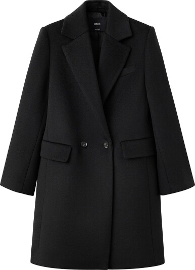 Mango   Kåpe Coat Dali   Svart