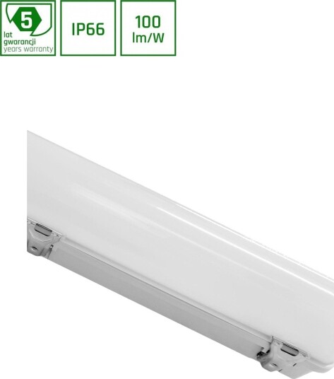 Spectrum 60cm 24W Limea LED armatur IP65 2400lm 4000K transparent deksel garasje/verksted Kulør : Nøytral Spectrum 60cm 24W Limea LED armatur IP65 2400lm 4000K transparent deksel garasje/verksted Kulør : Nøytral