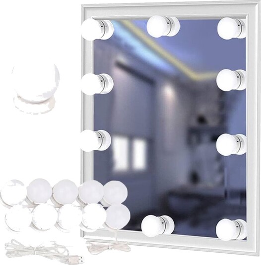 Generic 10st LED-lampor till Sminkspegel Sminkbord  Fäst runt spegel