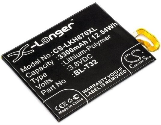 LG H932PR batteri (3300 mAh 3.8 V, Sort)