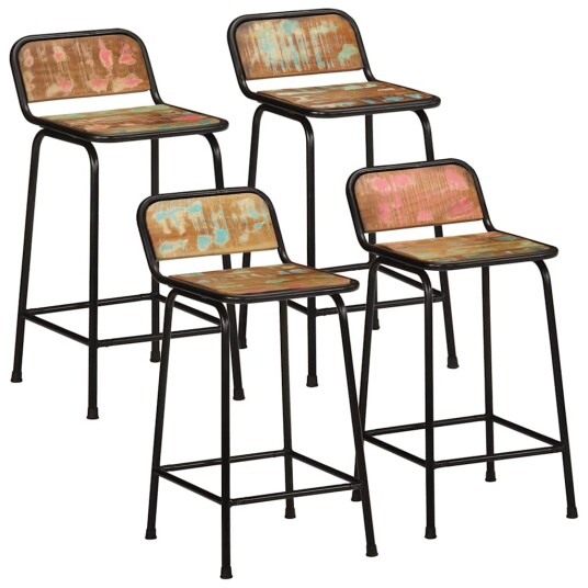 Barkrakker 4 stk 46x35,5x80 cm gjenvunnet heltre 8721102922299 Barkrakker 4 stk 46x35,5x80 cm gjenvunnet heltre 8721102922299