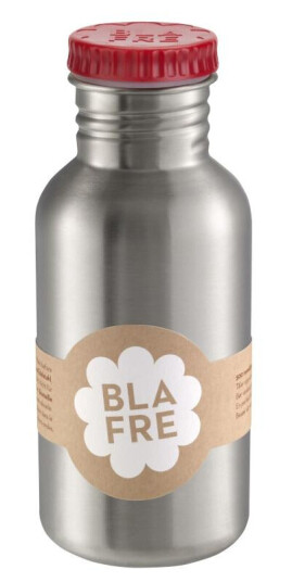 Blafre Stålflaske Rød kork 500ml 
