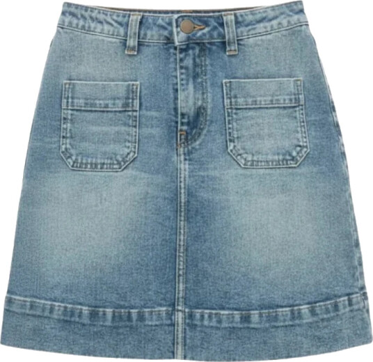 Denim Studio Dame Skjørt Blå W31, Denim Studio Dame Skjørt Blå W31,