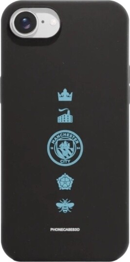 Phonecases3D iPhone 17e/16e Man City Compostable Case Svart MCI90-IP16E