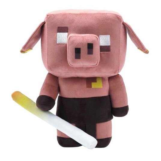Minecraft Feature Plysjbamse 14cm Blaze Runt
