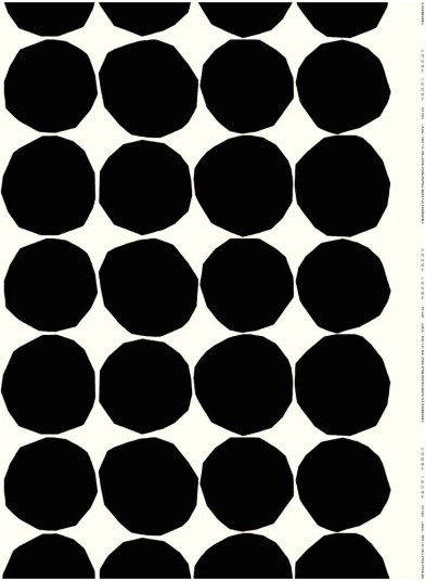 Marimekko Kivet tekstil Svart