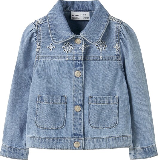 Name It Nmfharper Barn Denimjakke Anglaise Blå 110