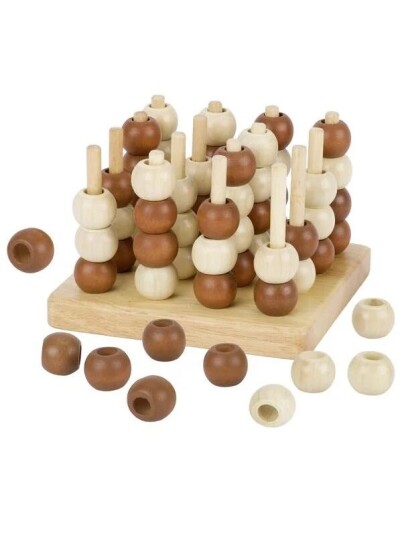 Goki Wooden Tic Tac Toe 3D Goki Wooden Tic Tac Toe 3D