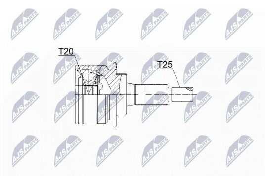 Nty Drivknute drivaksel NTY NPZ SU 035