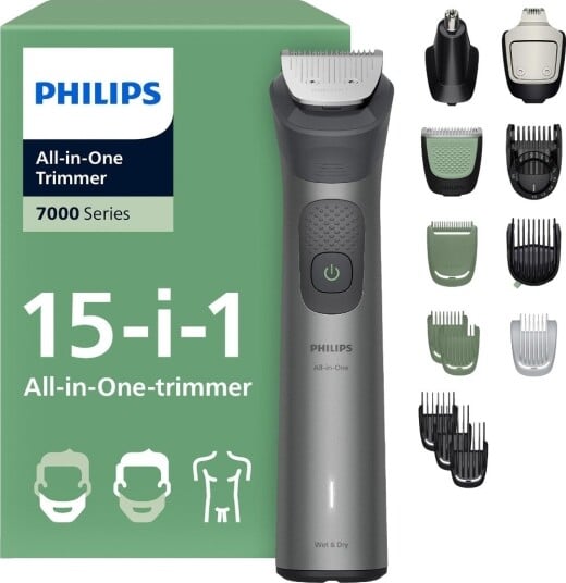 Philips All in One Series 7000 multigroomer MG7921/15 grå Philips All in One Series 7000 multigroomer MG7921/15 grå