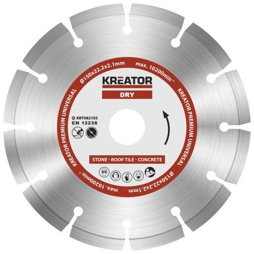Kreator Diamantkappskive betong 150 mm til rillefreser