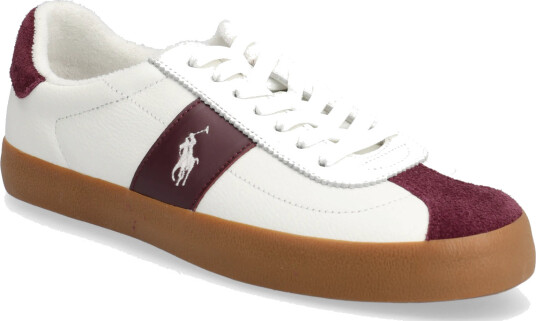 Polo Ralph Lauren Court Vulc Leather-Suede Sneaker - White - 43 Polo Ralph Lauren Court Vulc Leather-Suede Sneaker - White - 43