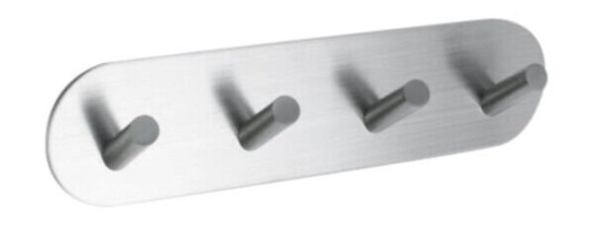 BESLAG DESIGN KNAGG BASE 100 4 KNAGG MATT BØRSTET STÅL 60511-21