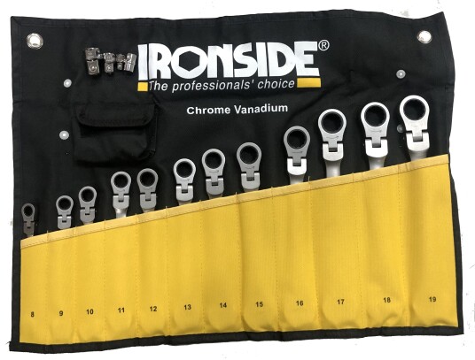 Ironside Sperrekombinasjonsnøkkelsett 71329235 8–19 mm