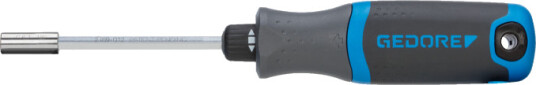 Gedore Magasin-Skrutrekker med Skrallefunksjon 1/4" 12 Bits