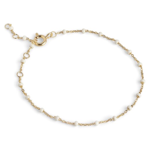 Enamel Lola Daisy Armbånd 18 kt. Gullbelagt sølv B66G_2-2 - Dame - 925 sterling silver
