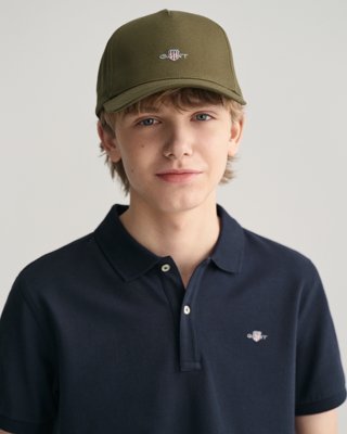 Teens piquéskjorte med logo EVENING BLUE 146/152 Teens piquéskjorte med logo EVENING BLUE 146/152