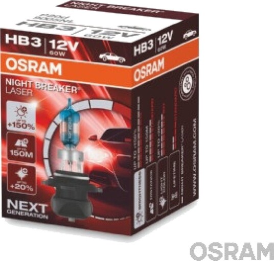 OSRAM Night Breaker laserpære HB3 12V / 60W - X1