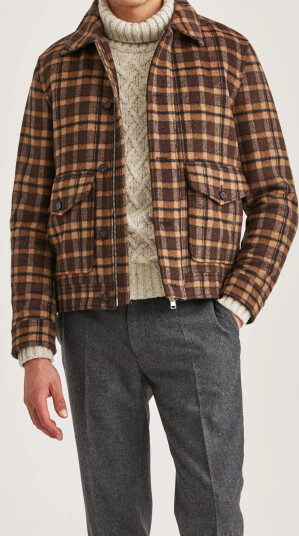 Morris Theobald Jacket - Brown - L