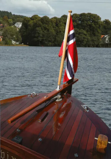 Båtflagg Norge Royal Bomull