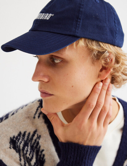 Woodbird Core Twill Cap Navy ONE SIZE