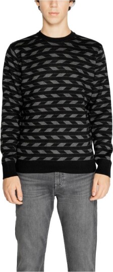 Antony Morato Herre Strikkevarer Svart M,