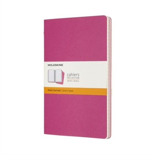 Notatbok Moleskine Cahier 3pk linjert Notatbok Moleskine Cahier 3pk linjert