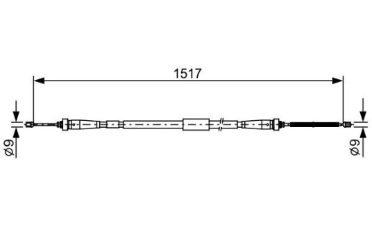Bremsewire BOSCH 1 987 482 639 Bremsewire BOSCH 1 987 482 639
