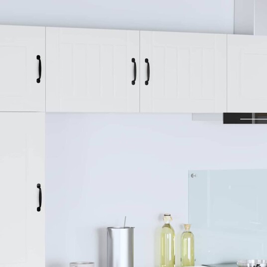  Kjøkkenskap 2 pcs Hvit 50 x 31 x 40 cm Konstruert tre