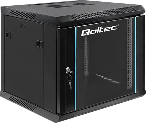 Qoltec Rack Skap Svart 9U 19" Qoltec Rack Skap Svart 9U 19"