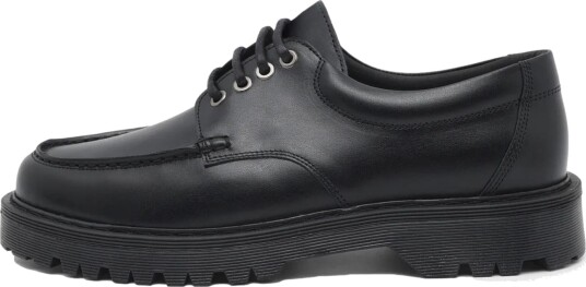 Garment Project Pete Moc Toe Black Leather Black 42