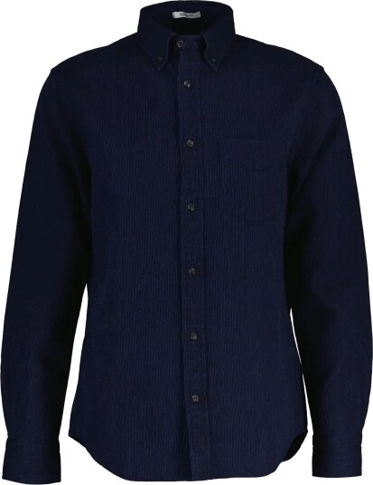 Gant Reg Indigo Waffle Shirt DARK INDIGO XXL Gant Reg Indigo Waffle Shirt DARK INDIGO XXL