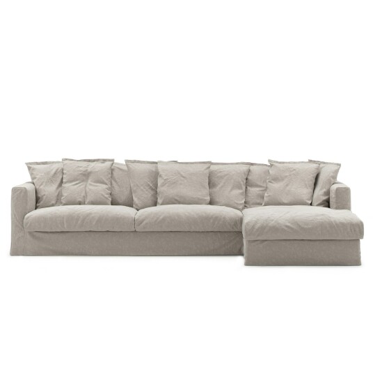 Decotique Le Grand Air 3 Seter Sofa Lin Divan Høyre Future Grey
