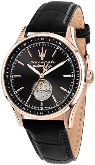 Maserati Herreklokke R8821124001 Sorpasso Sort/Lær Ø42 mm Maserati Herreklokke R8821124001 Sorpasso Sort/Lær Ø42 mm