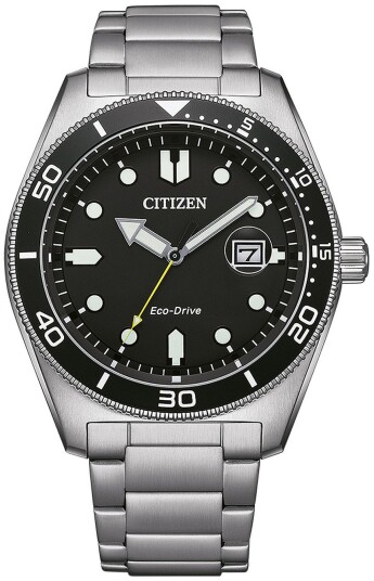 Citizen Herreklokke AW1760 81E Eco Drive Sort/Stål Ø43 mm Citizen Herreklokke AW1760 81E Eco Drive Sort/Stål Ø43 mm