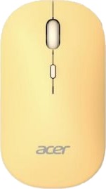 Acer Amr130 Mus Ergonomisk Optisk Led 4 Knapper Bluetooth 5.2 Usb Gul