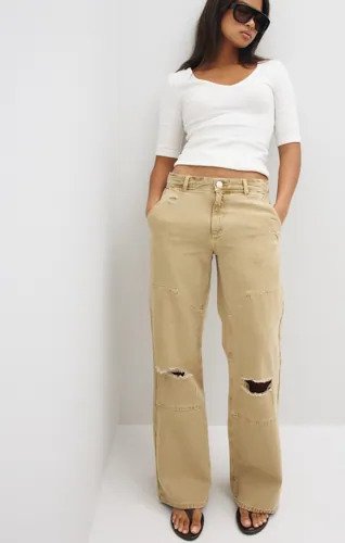 Nelly - Beige - Worker Jeans