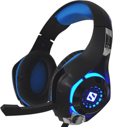 Sandberg Twister Gaming Headset Over-Ear m. Ledning Svart/Blå