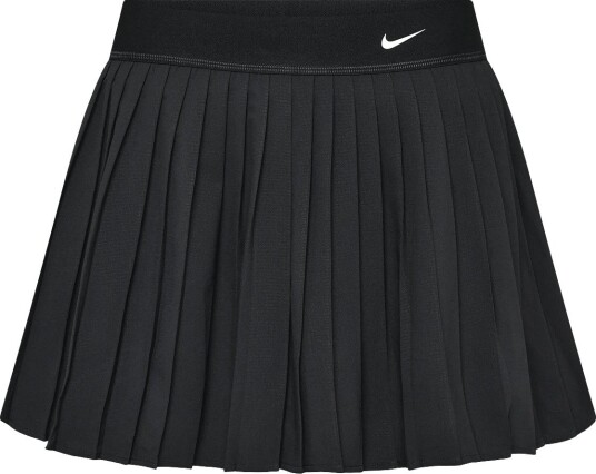 Nike Women"s Dri Fit High Waisted Tennis Skirt Nike BLACK/WHITE L Nike Women"s Dri Fit High Waisted Tennis Skirt Nike BLACK/WHITE L