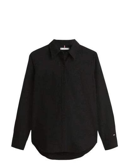Tommy Hilfiger Oxford Aop Relaxed Shirt Black 38 Tommy Hilfiger Oxford Aop Relaxed Shirt Black 38