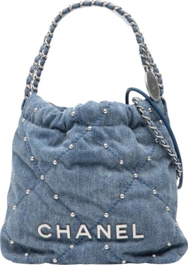 Chanel Vintage Dame Pre owned Blå ONE SIZE,