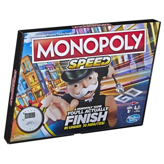 Hasbro Monopoly Speed dansk språk Hasbro Monopoly Speed dansk språk