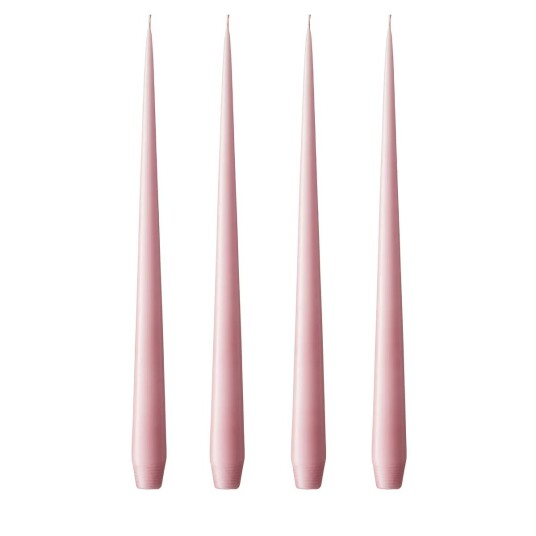 Ester & Erik lys32 cm 4-stk. old rose Matt